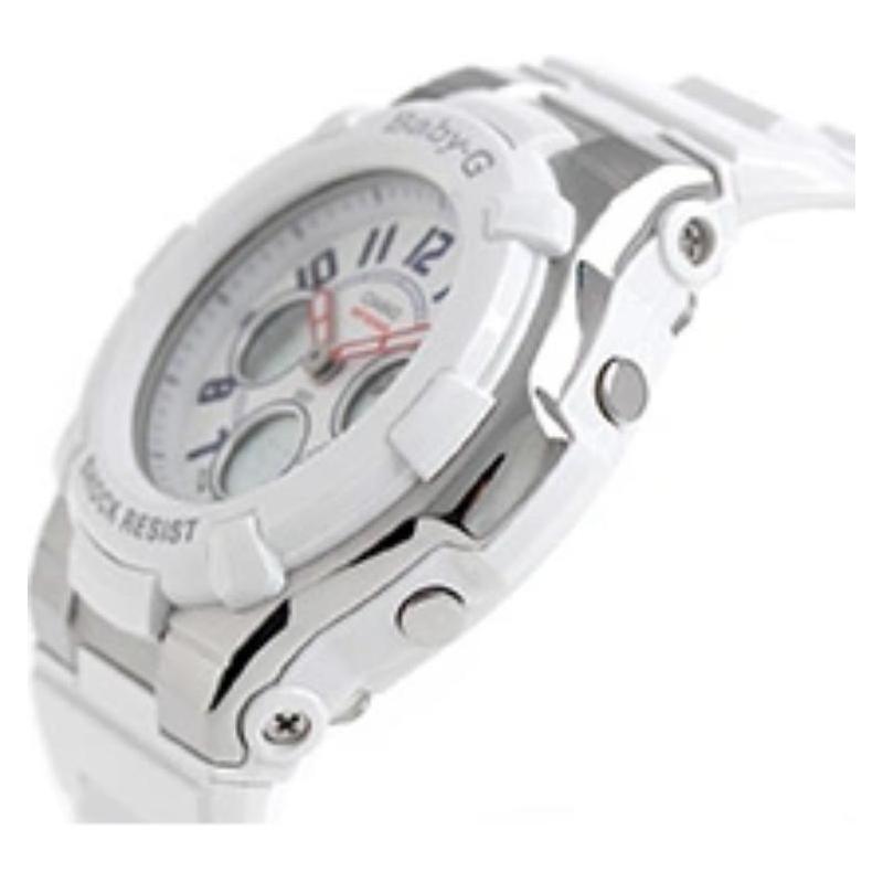 Casio BABY-G sports large dial dual display multi-function watch quartz movement resin strap Japanese and Korean watch women's watch BGA-110TR-7B