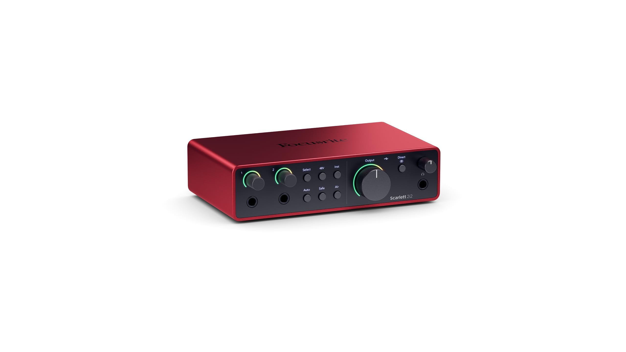

Focusrite Scarlett 2i2 USB-аудиоинтерфейс 4-го поколения для подкастинга. Все необходимое программное обеспечение для записи, написания песен, красный