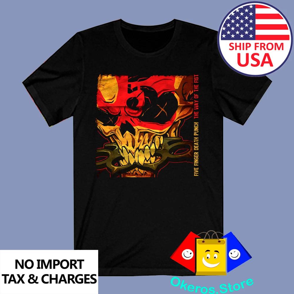 5FDP Five Finger Death Punch The Way Of The Fist Men s Black Size S-3XL L