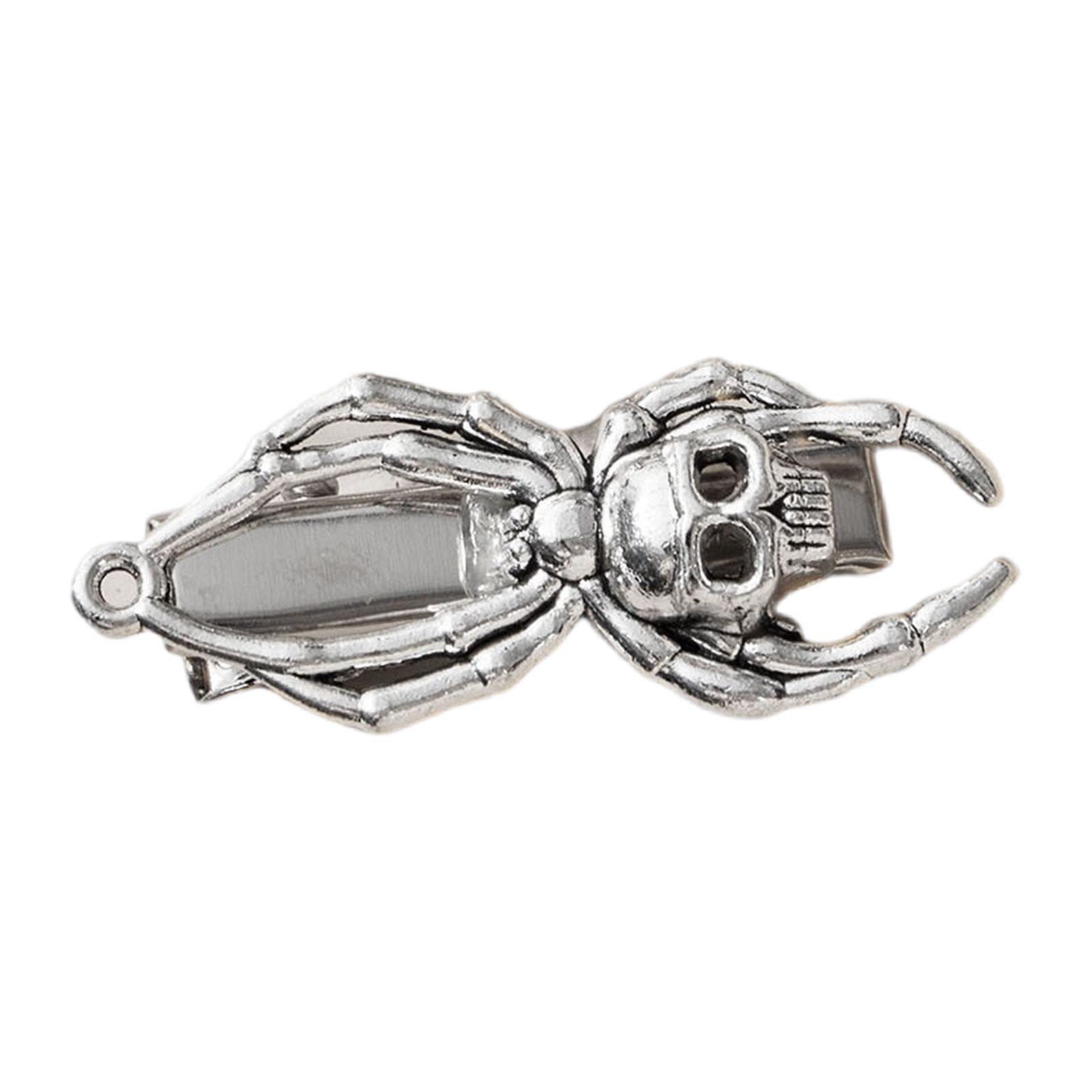 

Уникальная заколка для волос в виде черепа-паука, креативная и привлекающая внимание шпилька для косплея, костюма на Хэллоуин, аксессуар для вечеринки B