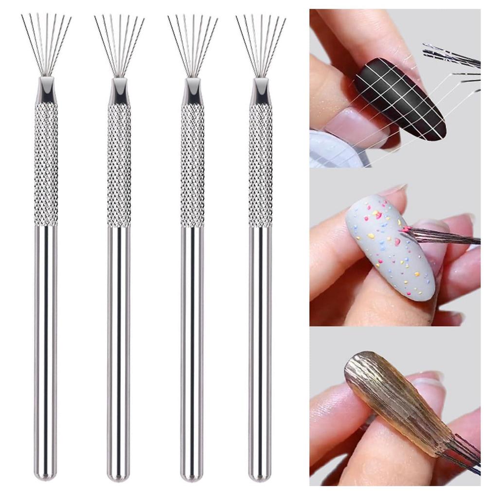Buchellati Style 7-Needle Nail Art Pen 2025: Multifunctional Drawing Tool for Nail Salons