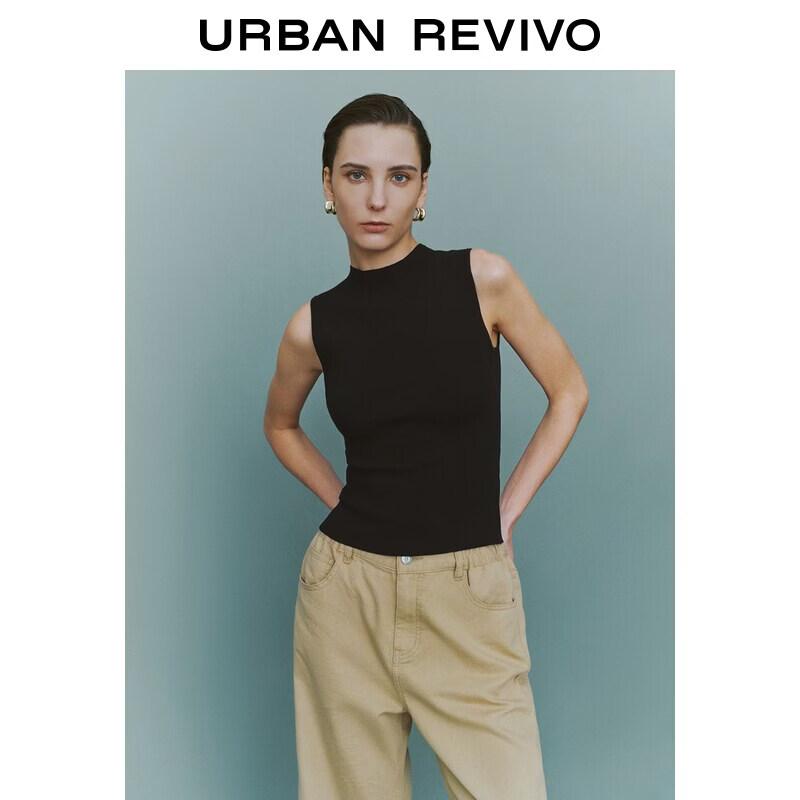UR2026 Women s Slim-Fit Sleeveless Knit Vest XL