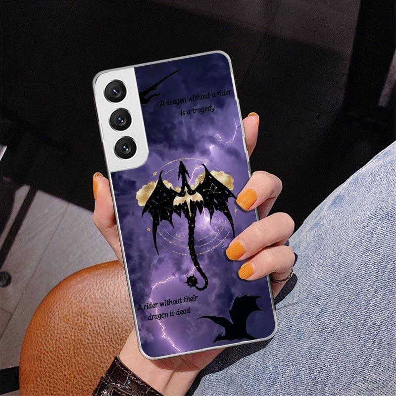 F-Fourth W-Wing Dragon Phnoe Case for Samsung Galaxy S26 S25 Edge S23 S24 Ultra S22 Plus S21 S20 FE Unique Cover Soft Coque Gala