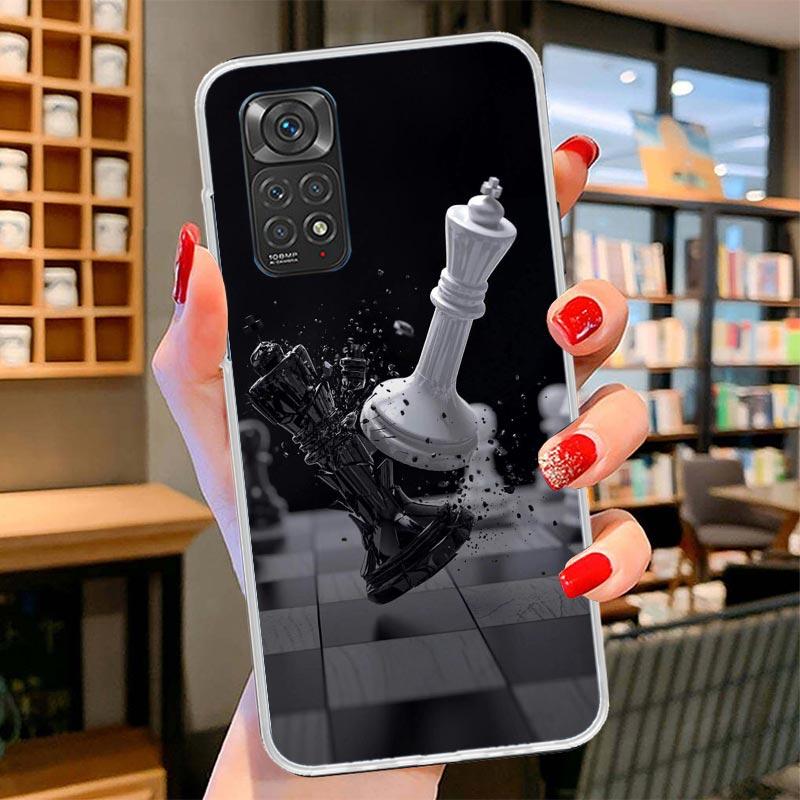 Competitive Chess Game Cover Phone Case For Xiaomi Redmi Note 15 14 13 12 11 10 Pro Plus 14S 12S 11S 11T 11E 10S Soft Fundas She