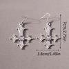 A Pair of Fashion Accessories Dark Cross Ear Hook Earrings New Trend Christian Earrings Earrings Earrings Holiday Accessories