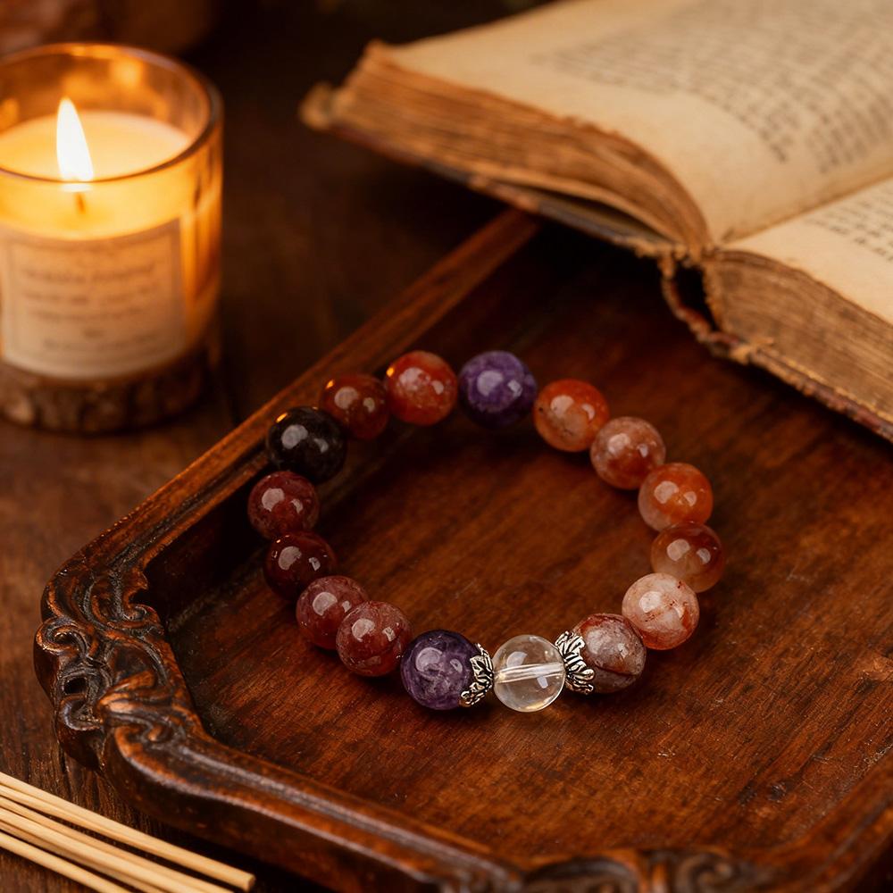 beaded bangle design Vintage Himalaya Crystal Beaded Bracelets Women's Clavicle Chain Gifts Anniversaries Parties for Women