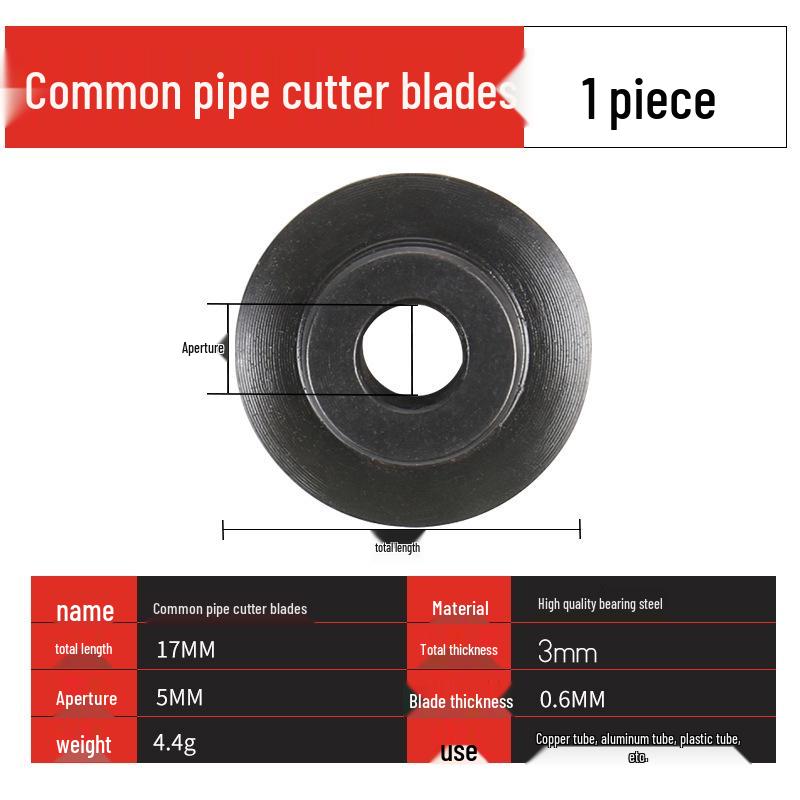 Stainless Steel Pipe Cutter for Iron, Copper, and PPR Pipes - Mini Shears & Blade