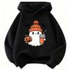 Fun hooded sweatshirt for children in autumn and winter,suitable for both boys and girls for Christmaship-hop style casual wear.