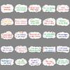 50pcs Motivational English Sentence Stickers: Creative, Waterproof & Versatile for Suitcase, Computer, Motorcycle, and DIY Decoration.