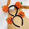 Hair Hoop Plush Hairband Cartoon Skull  Headband Funny Halloween Pumpkin Headband  Men