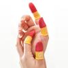 Glow In The Dark Gaming Finger Sleeves Conductive Fiber Double Tone Design For Enhancing Night Play And Precise Touch Display Control