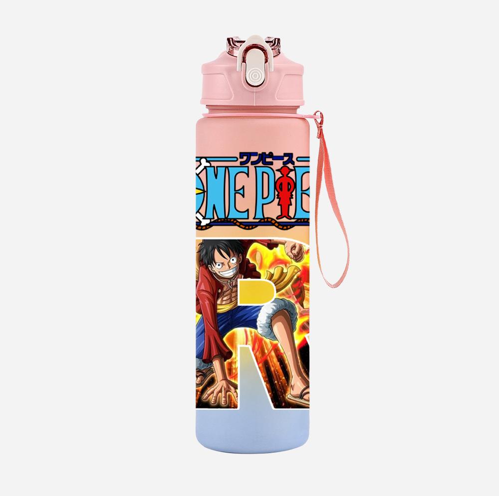 Anime A-Z English Letter Printed Character Colorful Water Cup Demon Hunters Large Capacity Outdoor Drinking Bottle Boy Girl Gift