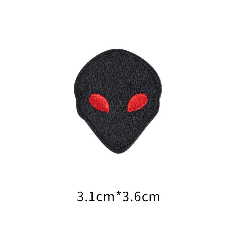 Self-Adhesive Black Patch Sticker Clothes Pants Down Jacket Broken And Seamless Repair Repair Embroidery Cloth Sticker Ghost Decal