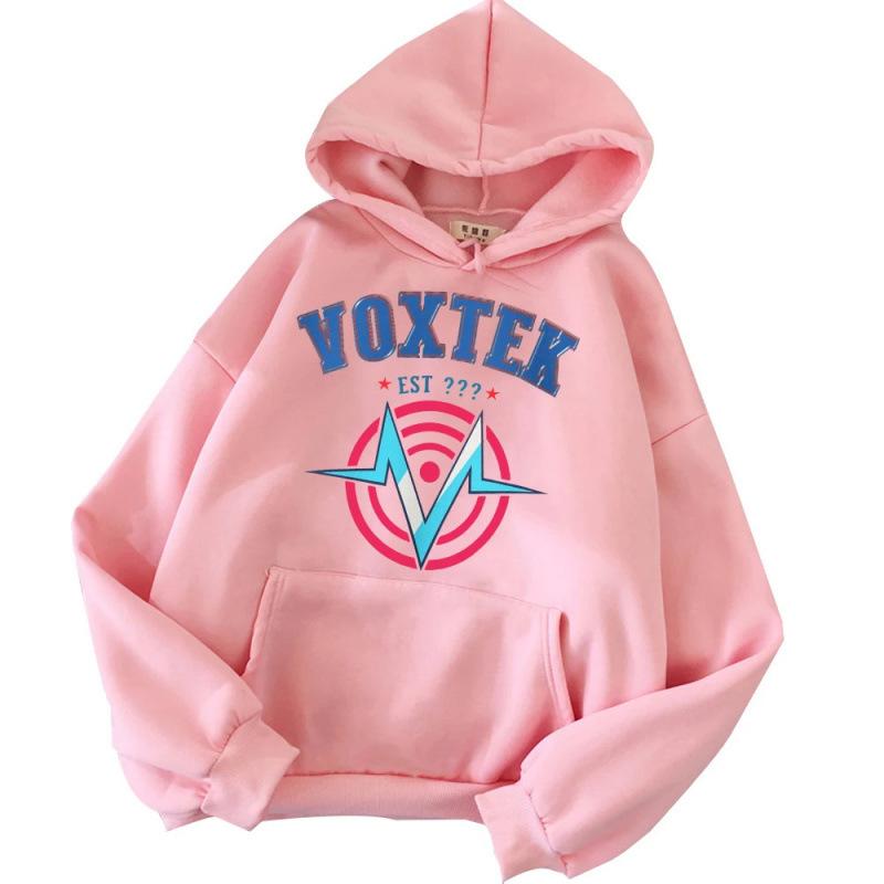 Hazbin Hotel VOX Retro Signal Logo Hoodie Mann Wo