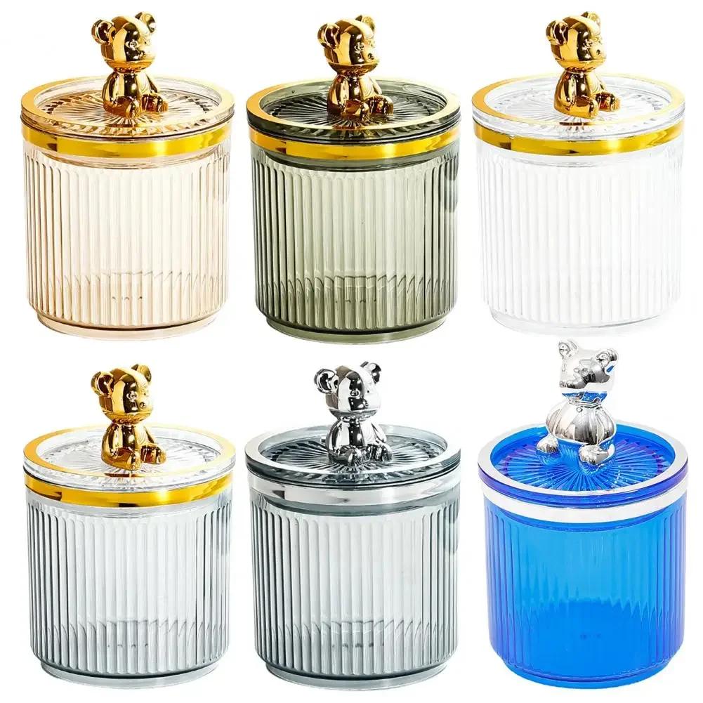 Qtip Storage Box Lipstick Organizer Transparent Desktop Organizer Cotton Swab Storage Box Bathroom Household Supplies DROPSHIP