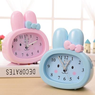 Children Toy Table Clock Cute Rabbit Digital Desk Bunny Ears Alarm Clock Students Gift Kids Clock