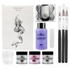 Nail Master Eyebrow Kit, Eyebrow Extension Beginner Basics Home Full Tool Set with Tweezers, Brushes, Stencils, Wax, Brow Powder