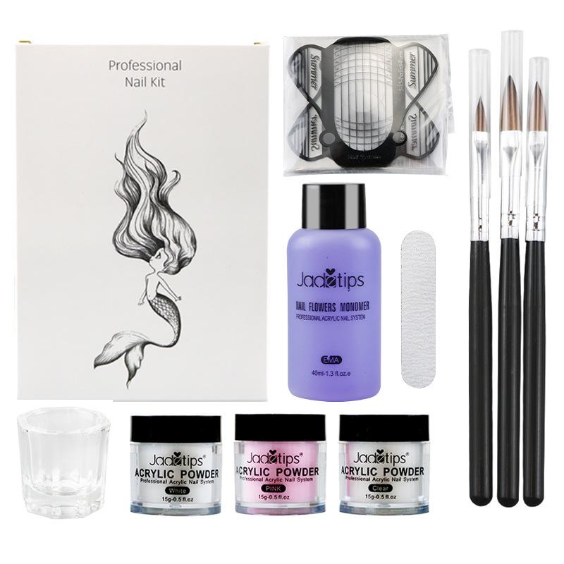 Zestaw do Brwi Nail Master, Podstawy Rozszerzania Brwi dla Początkujących, Pełny Zestaw Narzędzi Domowych z Pęsetami, Pędzelkami, Szablonami, Woskiem, Puderem do Brwi