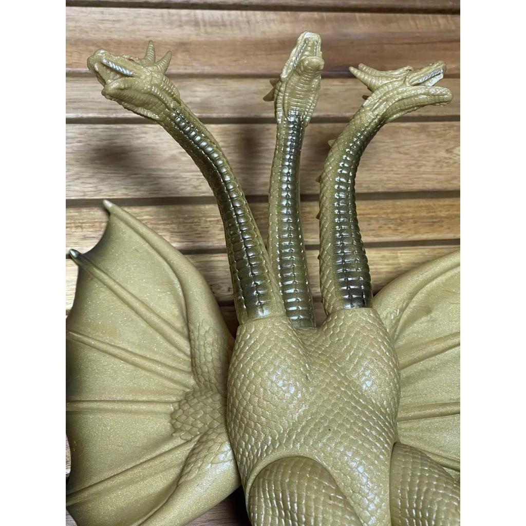 Used King Ghidorah Soft Vinyl Figure Toho Kaiju Godzilla Bandai Photo added 23cm