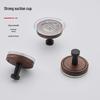 Walnut Door Bathroom Hook: Strong Suction Cup, No-Drill Wall-Mount Clothes Hanger