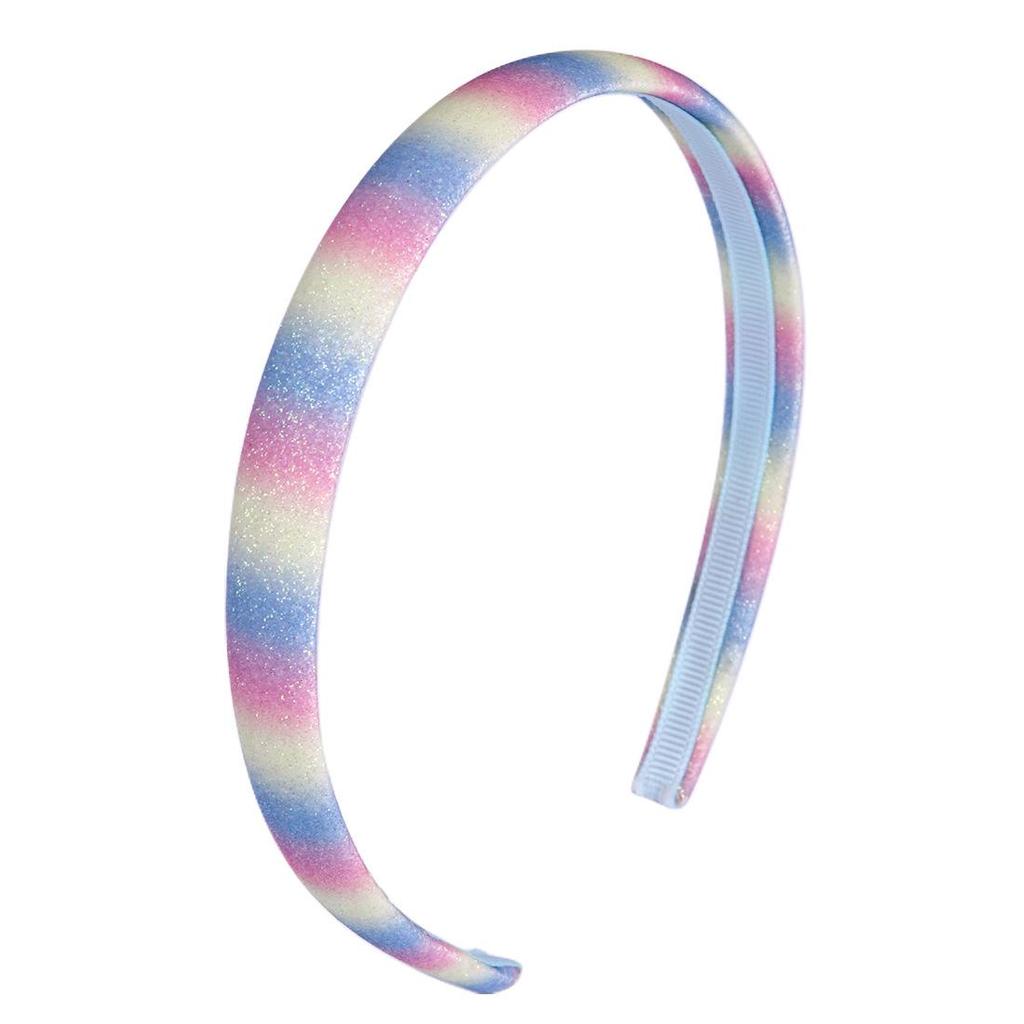 Colorful Mermaid Heart & Star Rainbow Headband - Kids' Party Hair Accessory
