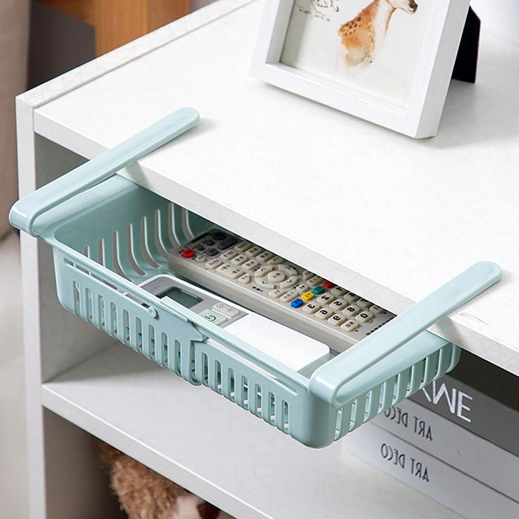 Fridge Drawer Organizer, Stretchable Fridge Shelf Holder Storage Box, Pull-Out Refrigerator Storage Box Holder Food Organizer, Container For Food