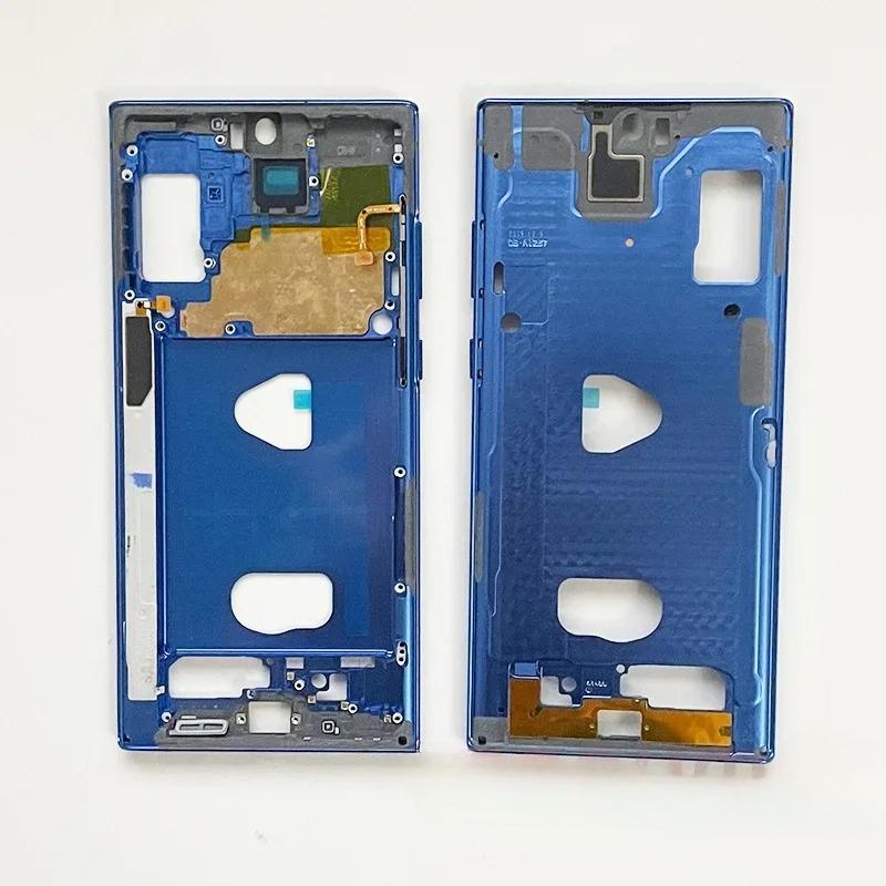 Middle Frame Bezel For Samsung Galaxy Note 10 Plus Note10+ Bracket Moblie Repair LCD Screen Refurbish