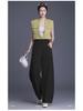 Women's Spring Fashion: High-Waisted Wide-Leg Pants - Loose, Lazy Style, Slimming, Long, Drape, and Straight-Cut Casual Wear