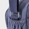 Crossbody Bag Multi-Layer Pocket Shoulder Bag Water-Repellent Nylon Women's Small Square Bag
