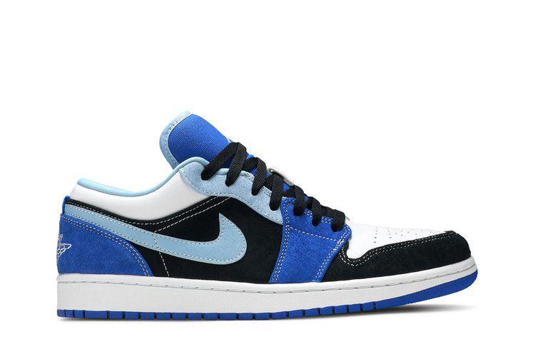 Men's Sneakers Jordan 1 Low Racer Blue White Racer Blue/Psychic Blue/Black/Multi-Color
