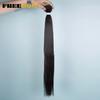 FREEDOM Synthetic Straight Hair Extensions Ombre Blonde Brown Hair Bundles 28"-32" Long Straight Hair Weave 200g/pc Full To End