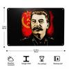 Vintage Allied Nations Joseph Stalin Metal Tin Sign Rectangle USSR Communist Russia Signs Plaque Gate Garden Bars Wall Art Decor