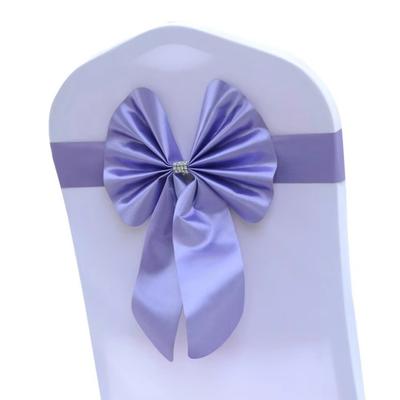 Bows Chair Back Bow Decorative Belt Ready Made Ties Fastening Event Chair Straps Elastic Band Chair Bandage Home Decor Supplies
