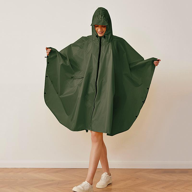 Source manufacturer, multi-colored cape, raincoat, leak-proof and rainstorm-proof, riding, hiking, climbing, multi-functional one-piece poncho