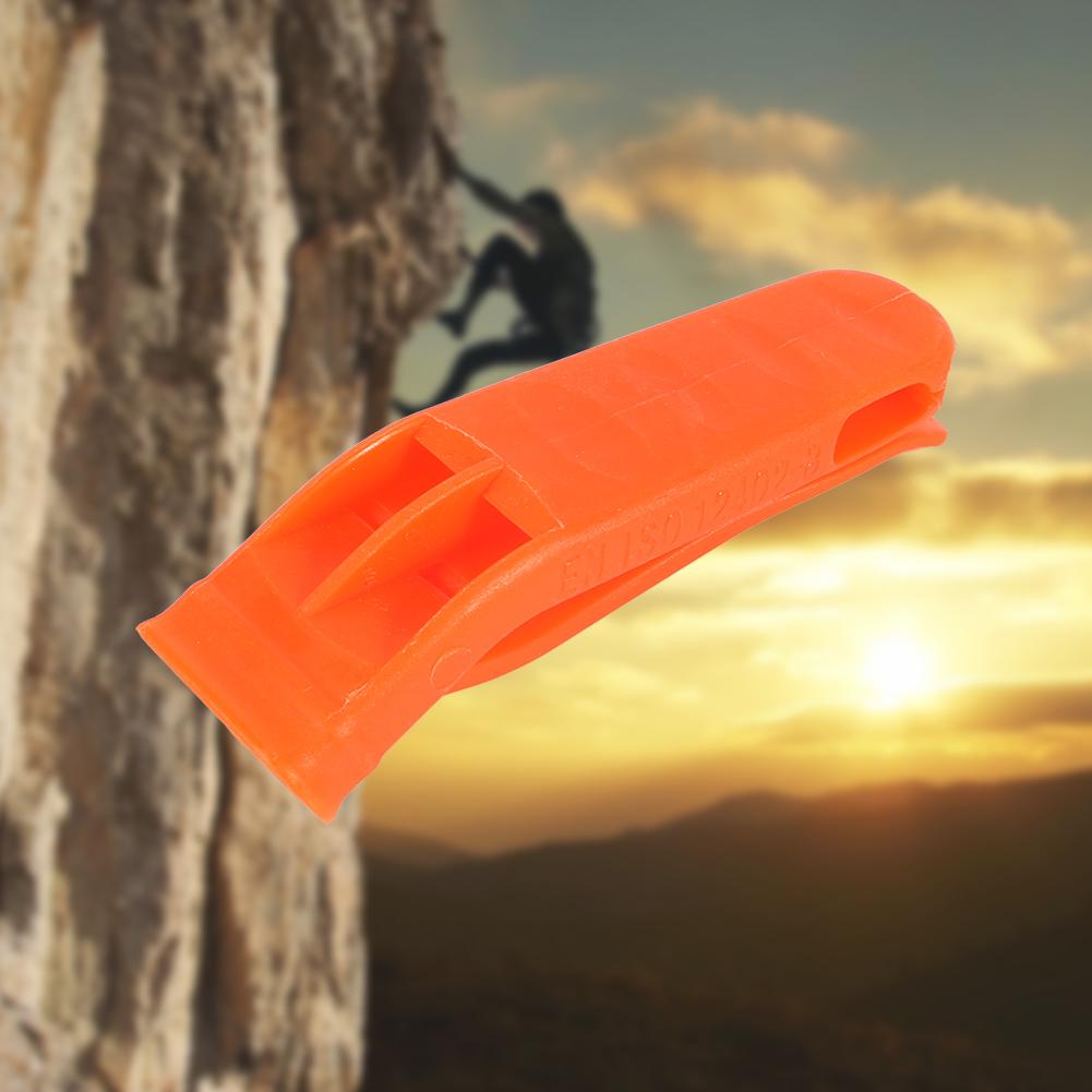 8 x Outdoor Camping Hiking Rescue Emergency Survival Marine Safety Whistle Clip