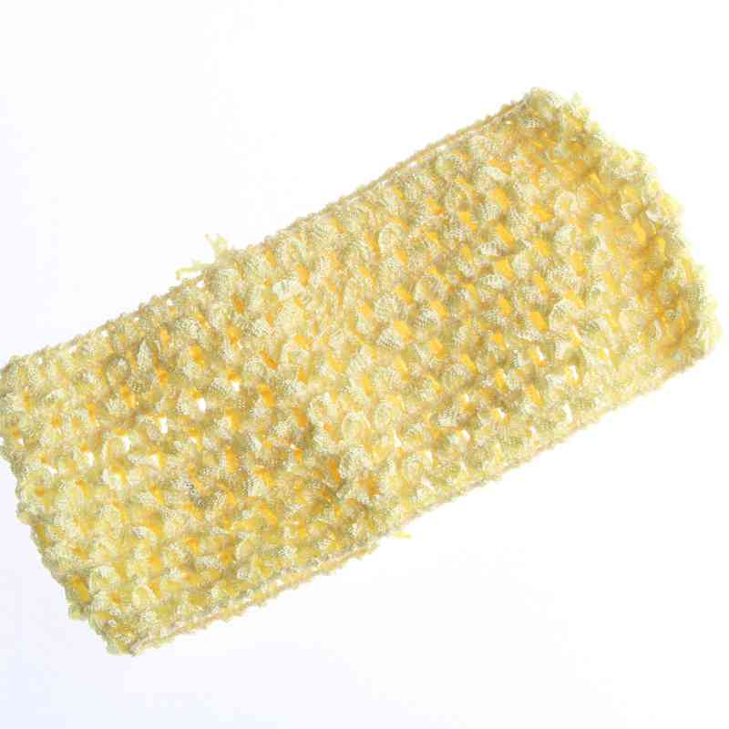 10PCS 7CM 2.76" Fashion Knit Headband for Hair Accessories Hollow Out Elastic Hairband for Headwear Hair Flowers