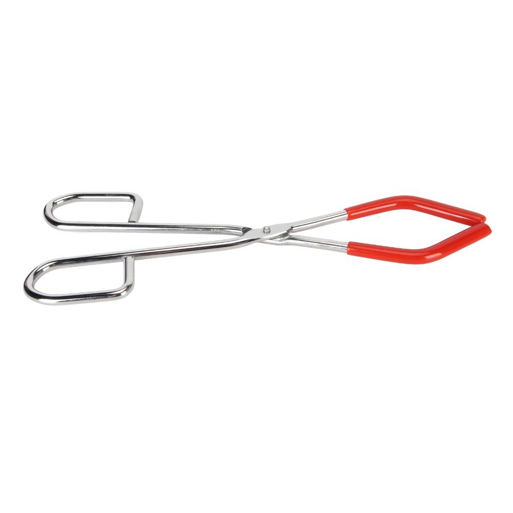 Chrome Plated Crucible Tongs Silver Lab Beaker Clamp Laboratory Tongs  Chemistry Experiment