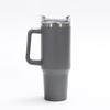 Large Capacity 40oz Stainless Steel Travel Mug With Straw Lid Vacuum Insulated Car Office Outdoor Use