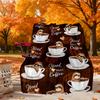 Sloth Coffee Outdoor Flannel Blankets, Outdoor Travel, Home Blankets, Fan Gifts,Suitable for All Seasons, Christmas Gifts. R1127066