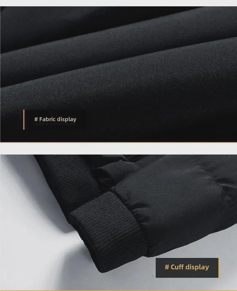 Men's 2024 Thick Cotton Winter Coat - Trendy Casual Youth Jacket
