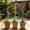 Iron Plant Trellis Indoor Stackable Plant Trellis Climbing Plant Small Plant Climbing Trellis for Potted Plant Climbing