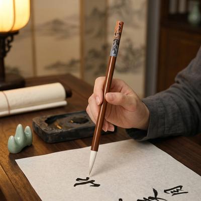 Premium Soft Nylon Hair Calligraphy Brush Set for Beginners and Artists Professional Chinese Ink Painting Tool