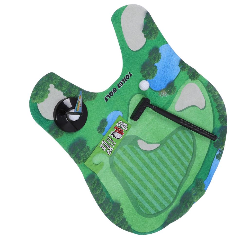 Toaletný Golfový Hra Funny Golf Kúpeľňová Toaletná Hračka Putting Golfová Hra Vnútorné Tréningové Mini Golfové Súpravy