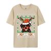 Classic Tshirt Ugly Christmas Rottweiler Reindeer Tshirt For Unisex Printed T Shirt Cotton Green And White Graphic T Shirt