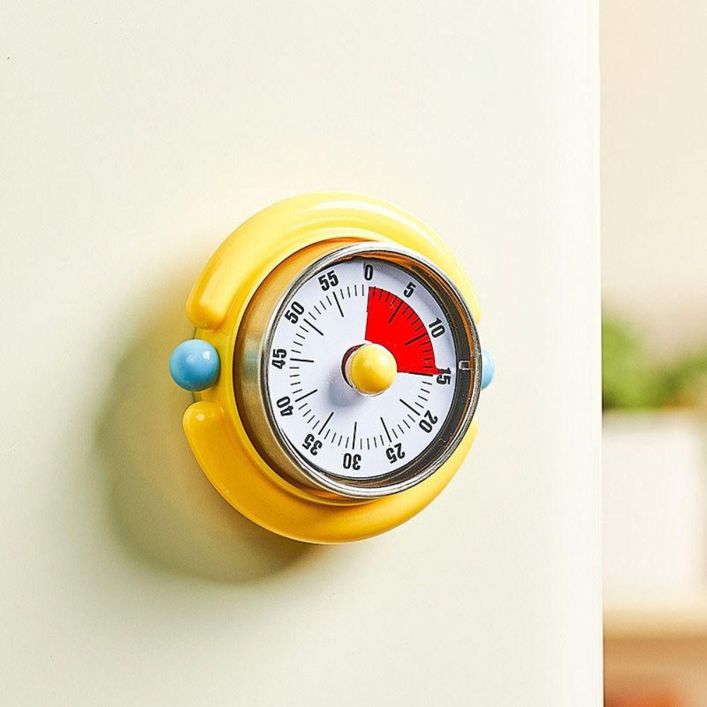 60-Minute Visual Timer Timer Reminder Battery Free Countdown Alarm Clock Mechanical Operation Visual Display