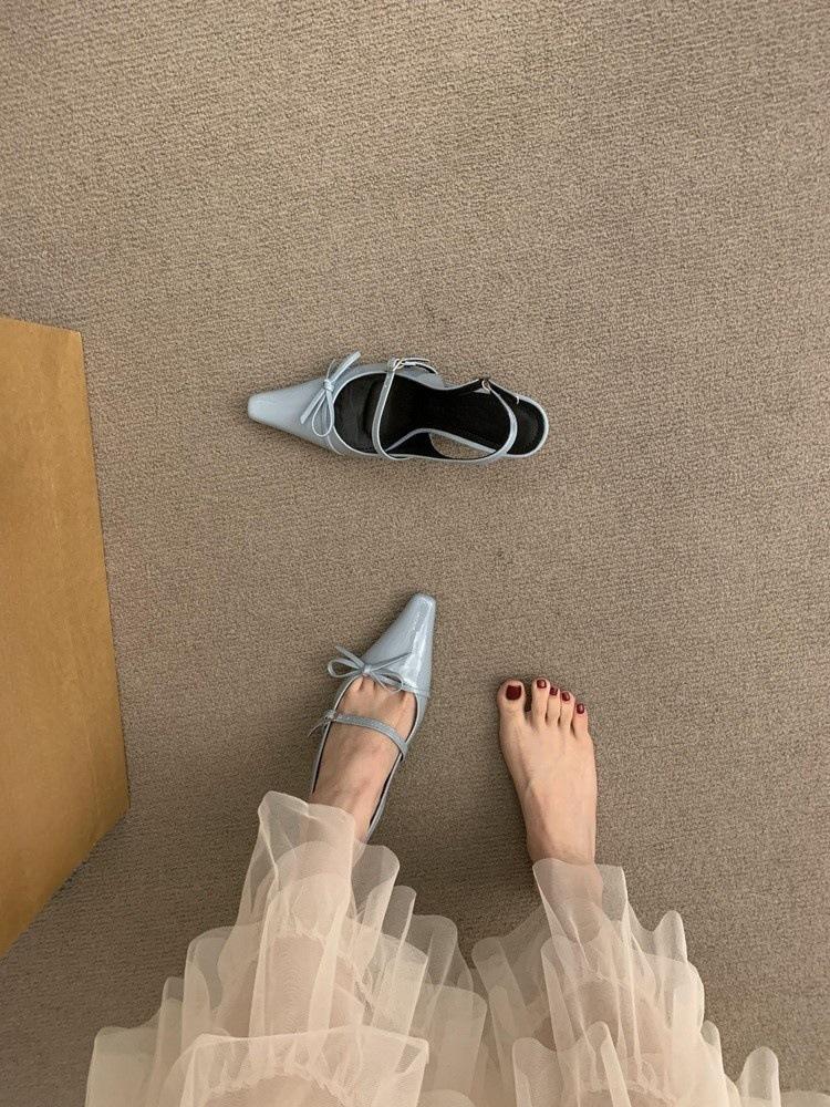 

Новые туфли-лодочки с острым носком и пряжкой на одно слово, туфли-лодочки на тонком каблуке, сандалии с закрытым носком 42 синий