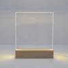 3D Acrylic LED Handwriting Tablet Night Light with Erasable Glow Message Board