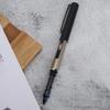 12Pcs Rollerball Pen ABS Plastic Shell Straight Liquid 0.5mm Needle Type Office Stationery(Needle