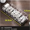 5 Sizes Multifunction Headphone Data Cable Charging Cable Organizer Transparent Data Cable Organizer With Lid Desktop Stationery