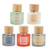 SHIMANG Perfume for Women Long Lasting Light Fragrance Frosted Glass Bottle with Wooden Cap Fresh Floral Fruity Scent Multi-Use for Home Car Wardrobe